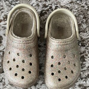 CROCS Glittery Kids Slippers